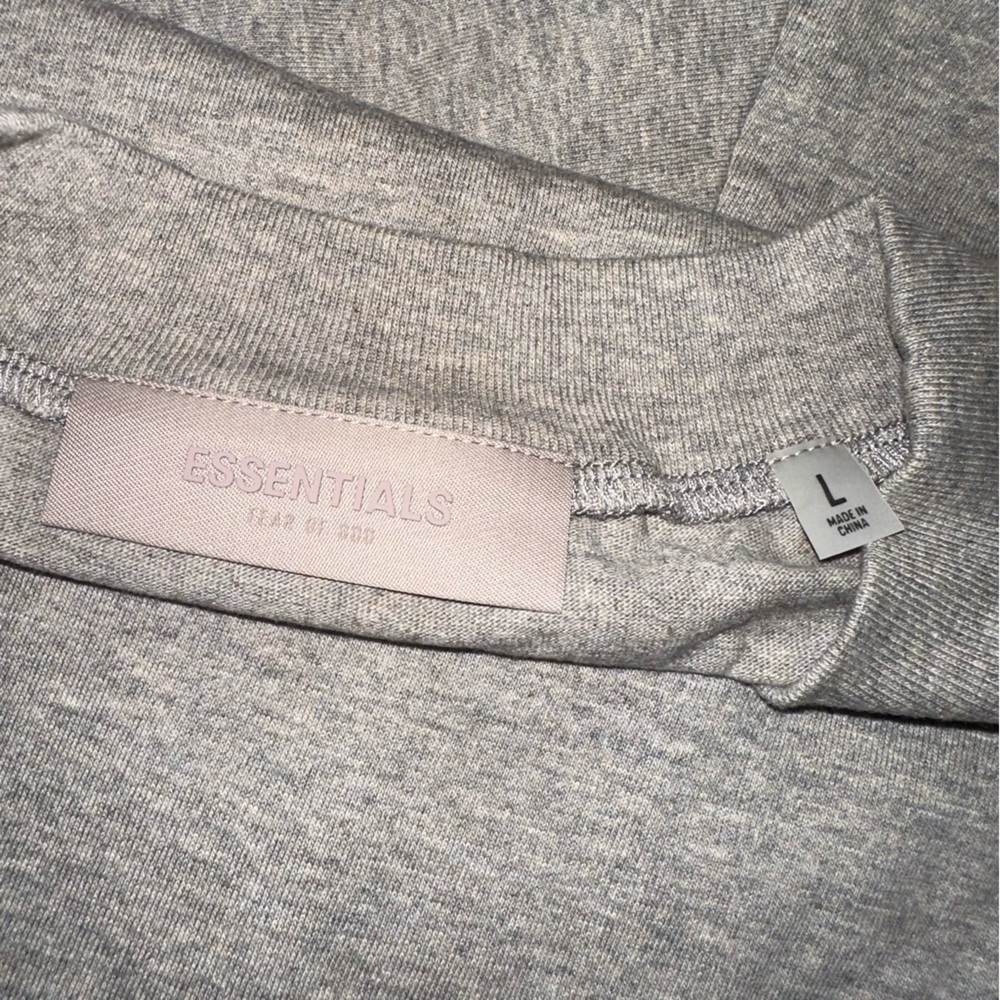 FEAR OF GOD ESSENTIALS SS22 Season Dark Oatmeal L - Picture 10 of 14